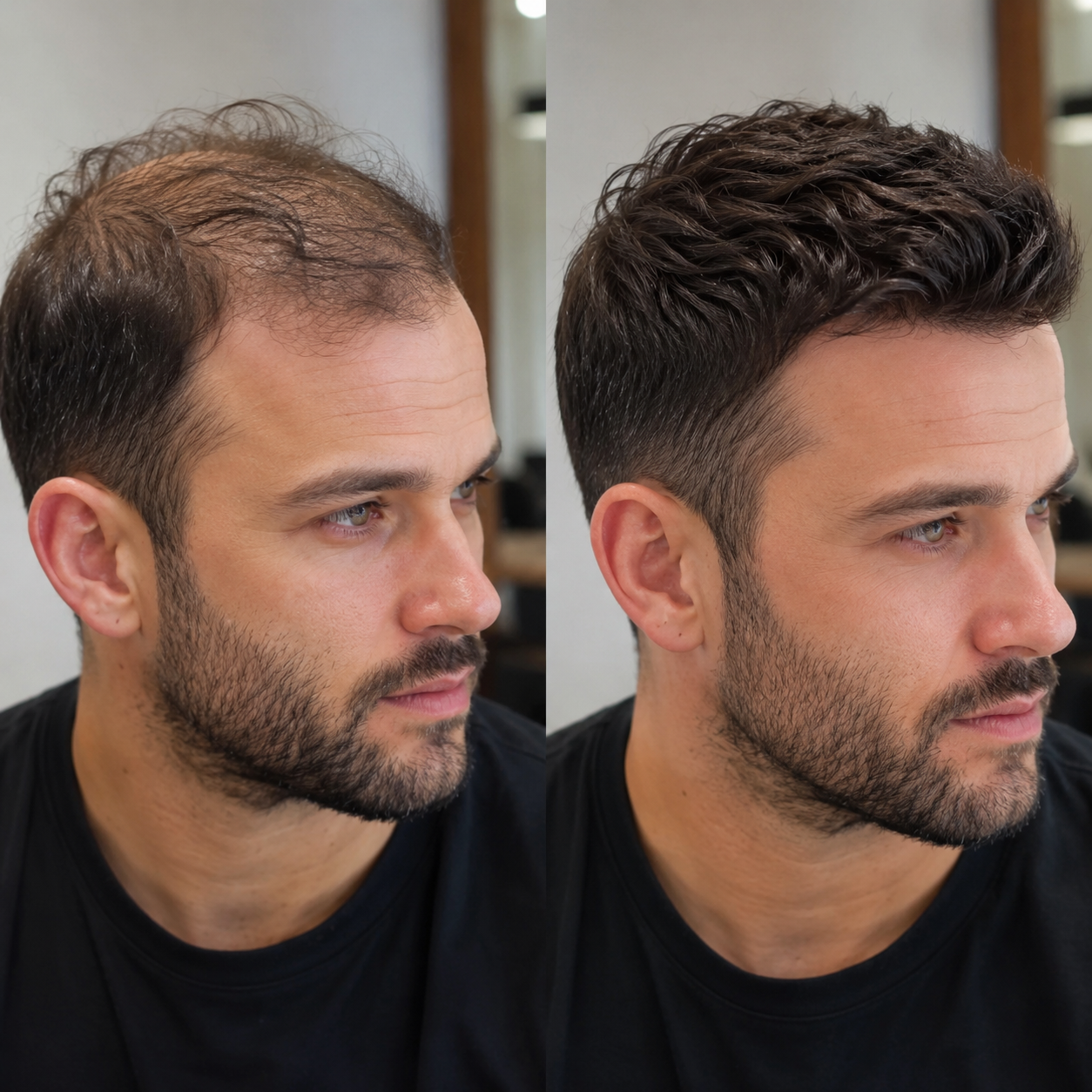 Non-Surgical Hair Replacement for Men — Real Results, Same Day