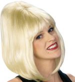 Cheap, synthetic wigs - not a great look!