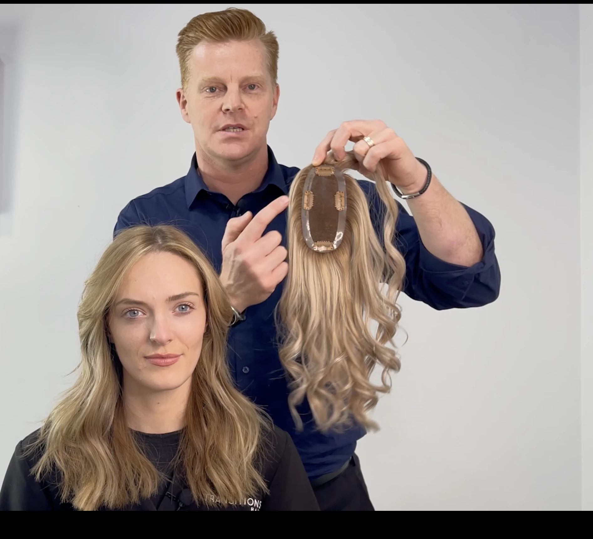 How to put on your human hair topper - complete guide